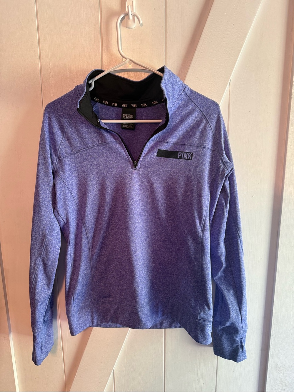 PINK Victoria's Secret Purple Half-Zip Pullover